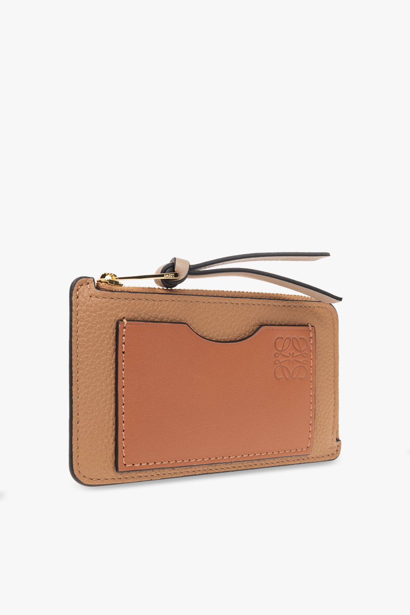 Brown Leather card case Loewe - Vitkac Canada